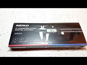 Neiko 01407A Electronic Digital Caliper Stainless Steel Body UNBOX and Hands On