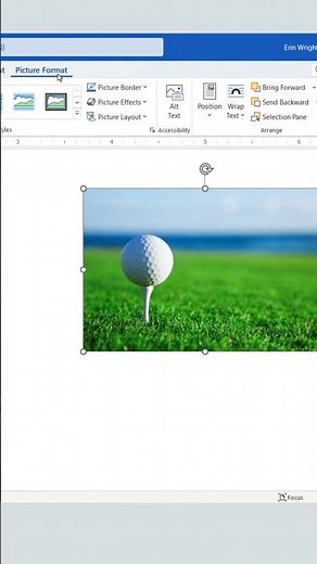 Flip an Image in Microsoft Word 📸 #shorts