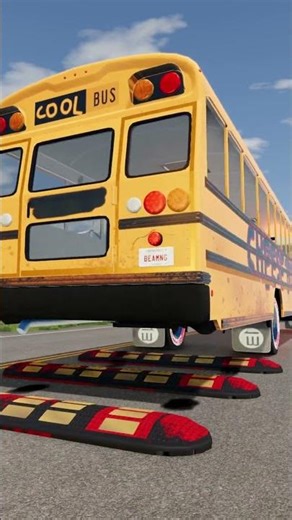 Colorful Cars vs Speed Bumps #85 | BeamNG.drive