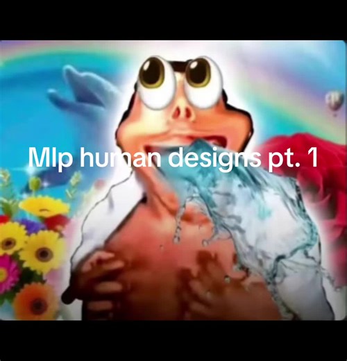 Rainbow Dash Redesign in Cartoon Style