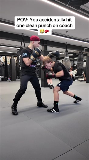 Beginner Boxing: Accidental Punch on Coach