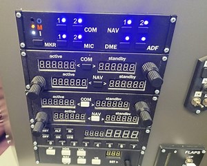 Realistic Radio Selector Panel for MSFS & X-plane | LED Feedback   Marker Lights | Mobiflight Ready | Flight Simulator Hardware - Etsy