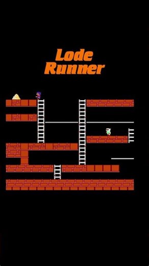 Lode Runner(Famicom) 02– Classic Arcade Gameplay#shorts