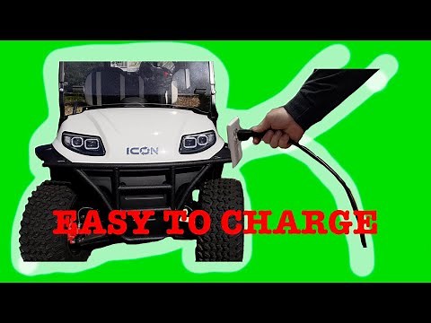 How to Charge a ICON EV | Golf Cart | Salty Fryes Golf Carts