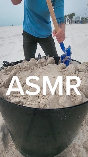Creating a Serene Sand Castle | ASMR Sculpture Sounds
