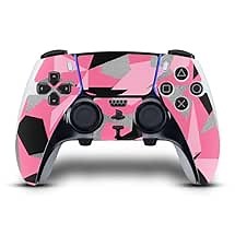 Head Case Designs Pink Camo Camouflage Vinyl Sticker Gaming Skin Decal Cover Compatible With Sony PlayStation 5 PS5 DualSense Edge Controller