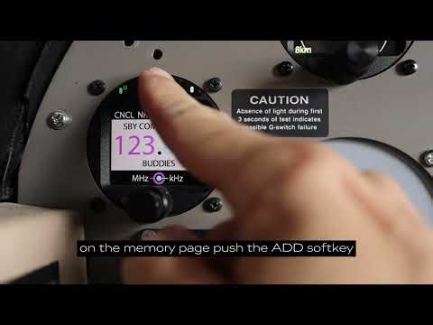 AIR Avionics AIR Com radio -- memory functions