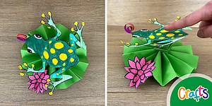 Hopping Frog Craft