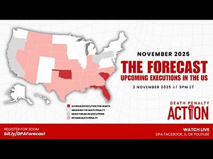 THE FORECAST: Upcoming Executions in the United States - November '25