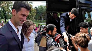 WATCH: Novak Djokovic attends his brother's wedding after skipping Davis Cup citing personal reasons
