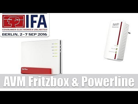 AVM Fritz Powerline 1260E Adapter & FritzBox 7580 Router #IFA2016