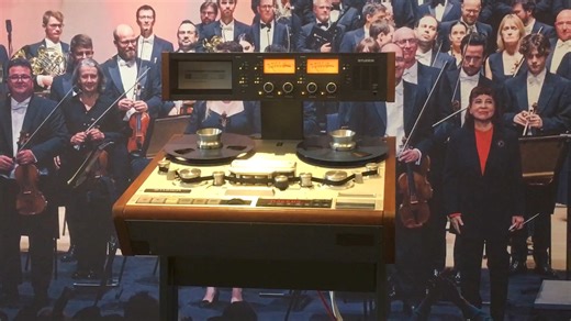 Rewind the tape: presentation By Mike Valentine of Chasing the Dragon Audiophile Recordings At North West Audio Show - Cheshire UK - 22 & 23rd June 2024 Chasing the Dragon's presentation exhibiting room was incredible. They're a boutique audiophile recordings label, but they surely didn't skimp on their room. Master Reel Tape Recording sampler was played on Studer A820, samplers LP Records played on Technics 1200GR, and it sounded glorious. Chasing the Dragon using our flagship ChordMusic for th