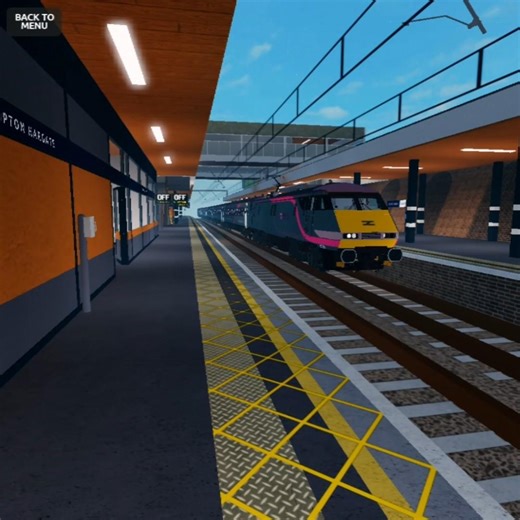 Class 91 Skipping Hampton Hargate 🔊 | SCR’s Most Satisfying Sound #train #scrrailways #viral #roblox