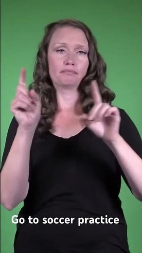 ⚽️ Go to soccer practice in ASL; 1 way 2 kick off your vocabulary #asl #aslinteractive #short