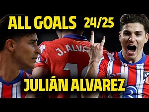 All Julián Alvarez's 2024/25 goals