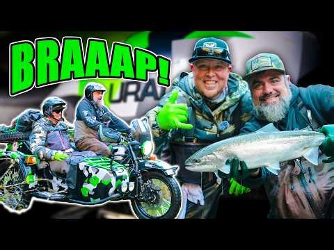 Steelhead Fishing In A Sidecar Motorcycle (Bad Idea!)