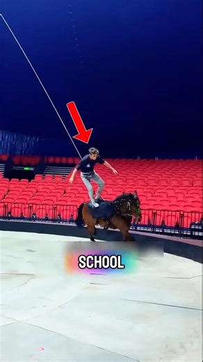 🐎Learning horse riding for circus 🎪#shorts #youtubeshorts #trendingshorts #viralshorts #circus #fyp