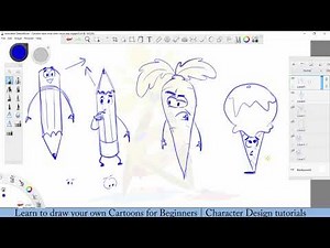 How to draw your own cartoons for beginners | Every beginners should watch