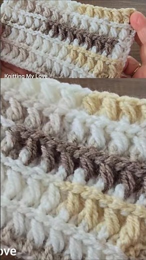 👉 2 Rows Only! Super Easy Crochet Pattern for Beginners 🧶 #shorts”
