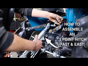How to ASSEMBLE an 3 POINT HITCH on your #tractor - #iseki - TRACPARTZ