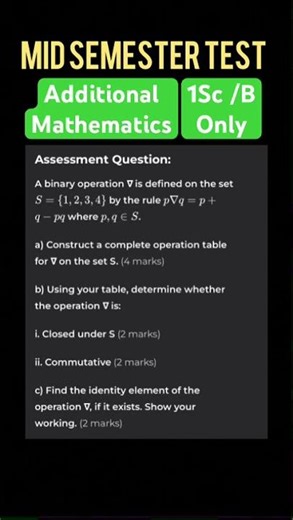 Mid Semester Test 1Sc/B