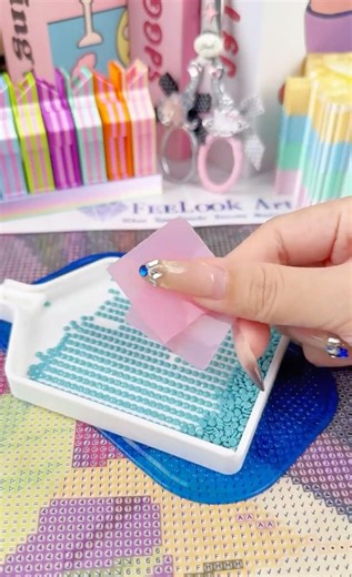 Diamond Painting💗Visual ASMR for Relaxation 💫💎Diamond Painting ASMR #asmr#diamondpainting#shorts
