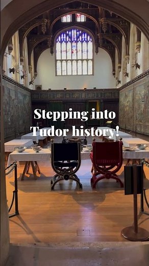 Stepping into Tudor history! HAMPTON COURT