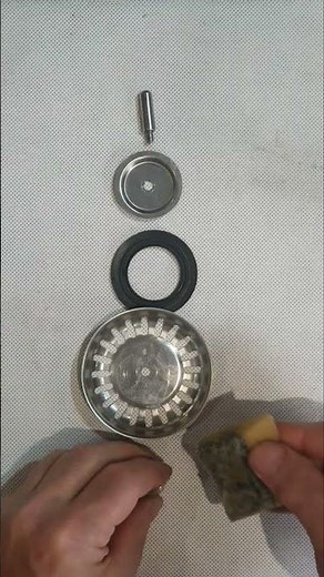 Sink plug, Cleaning reassembling. The correct way
