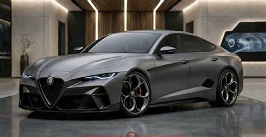 Nuova Alfa Romeo Alfetta concept: fastback muscolosa e anima premium [RENDER]