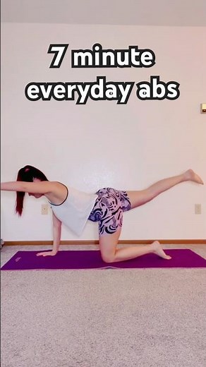 7 MIN DAILY ABS WORKOUT AT HOME NO EQUIPMENT | belly fat exercise | fat loss workout