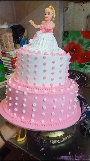 doll cake recipe #shorts #viral #dailyshorts #cake