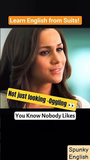 Why Do People Ogle? Learn This Powerful Word Learn from Suits #shortfeed #suits