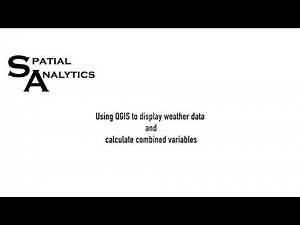 Using QGIS to access weather and climate data
