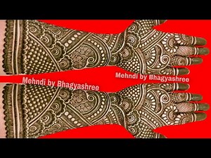 2023 EASY DULHAN MEHENDI DESIGNS FOR FULL HANDS | WEDDING MEHNDI DESIGN | BRIDAL HENNA MEHNDI DESIGN
