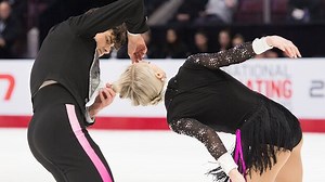 Gilles, Poirier lead at Skate Canada despite awkward wardrobe malfunction