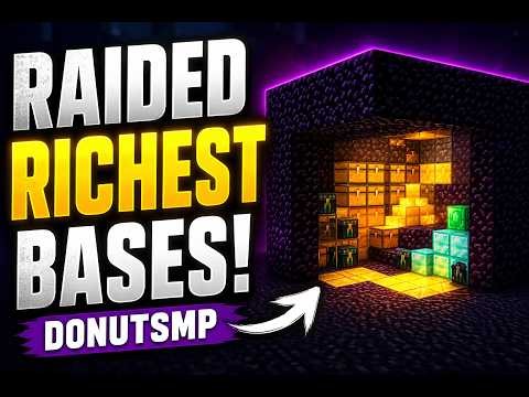 This is how i raided the RICHEST bases on DONUTSMP
