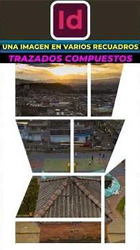 😲 Did you know that InDesign can SPREAD 1 image🖼️ across MULTIPLE frames #graphicdesign #indesign