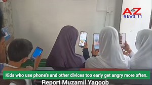 639K views · 4.3K reactions | Kids who use phone's and other divices too early get angry more often. Desk report:Muzamil Yaqoob. AZ News 11 @top fans | AZ News 11 | Facebook