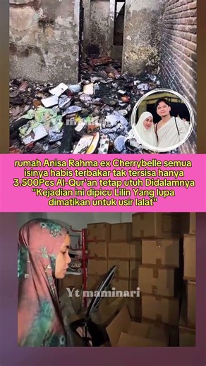 rumah anisa rahma ex prsonil cherrybelle habis hanya tersisa 3.500pcs alquran utuh #beritaartis