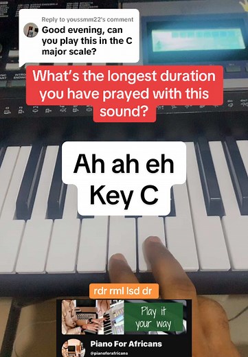 How to Play 'Ah Ah Eh' on Piano in Key F#