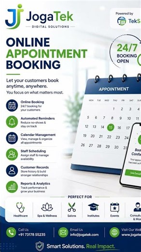Still Managing Appointments Manually? 🤔