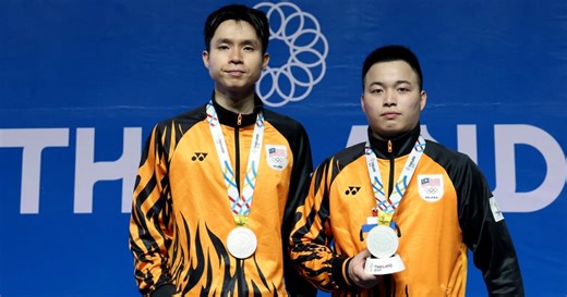 Aaron–Wooi Yik sekadar perak di Thailand | Harian Metro