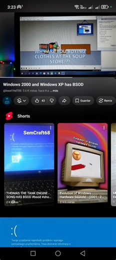 Windows 2000 y Windows XP Has Bsod