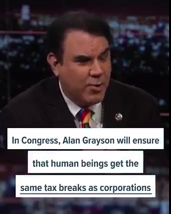 Getting good things done is what Congress is for! Vote for Alan Grayson by August 23rd—a proven progressive champion who gets good things done. | Alan Grayson