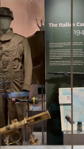 World War 2 (WW2) relics and artefacts @ The National Army Museum