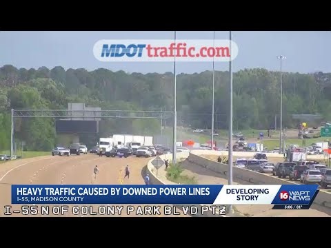 Entergy continues to restore damaged lines after I-55 shutdown in Ridgeland