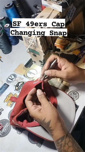 1.4K views · 34 reactions | SF 49ers Cap Changing Snap #fblifestyle #capsmith #CapClinic #PrinceCire #suanoy4400 #caprestoration | Eric Grulla | Facebook