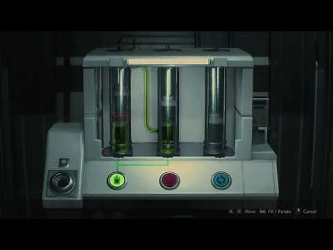 Solve the dispersal cartridge puzzle - Resident Evil 2 remake 2019