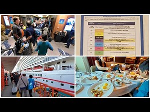 NCL Cruise Disembarkation at Port of Los Angeles World Cruise Center (4K)