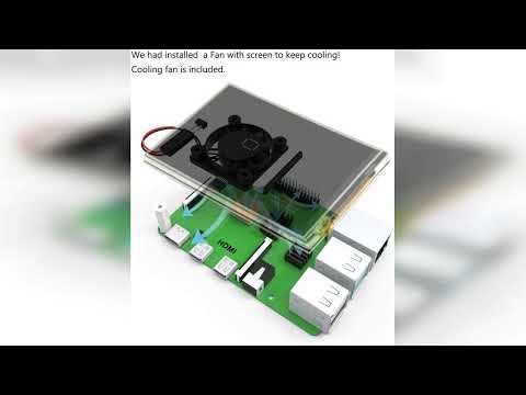 Review: for Raspberry Pi 4 TFT 3.5 inch Touch Screen with Case, Mini Cooling Fan and Heatsink,...